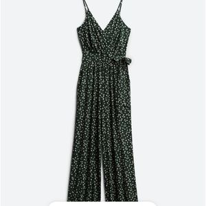 Dark green floral jumpsuit - brand Kaileigh